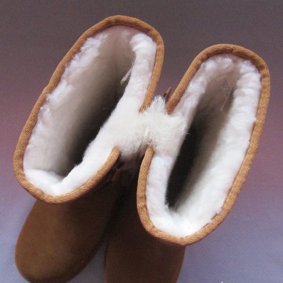 💖 KOOLABURRA BY UGG VICTORIA WOMENS CHESTNUT BOOTS SIZE 7W NEW 💖 - Picture 9 of 16